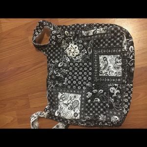 Quilted messenger bag